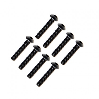 FTX Button Head Hex Screw M4 X 28mm (8pc)